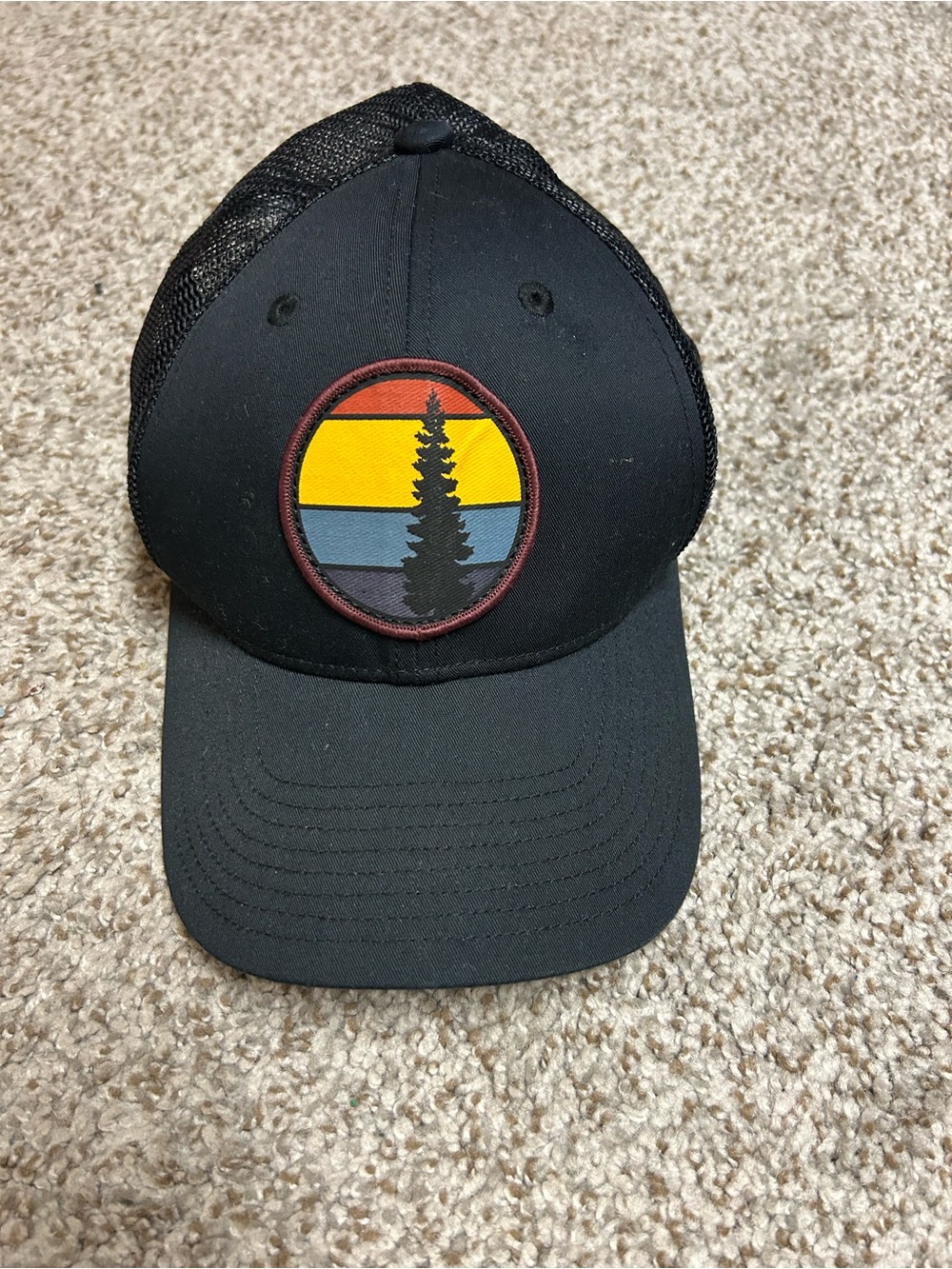 Columbia Black Mesh Trucker Hat
